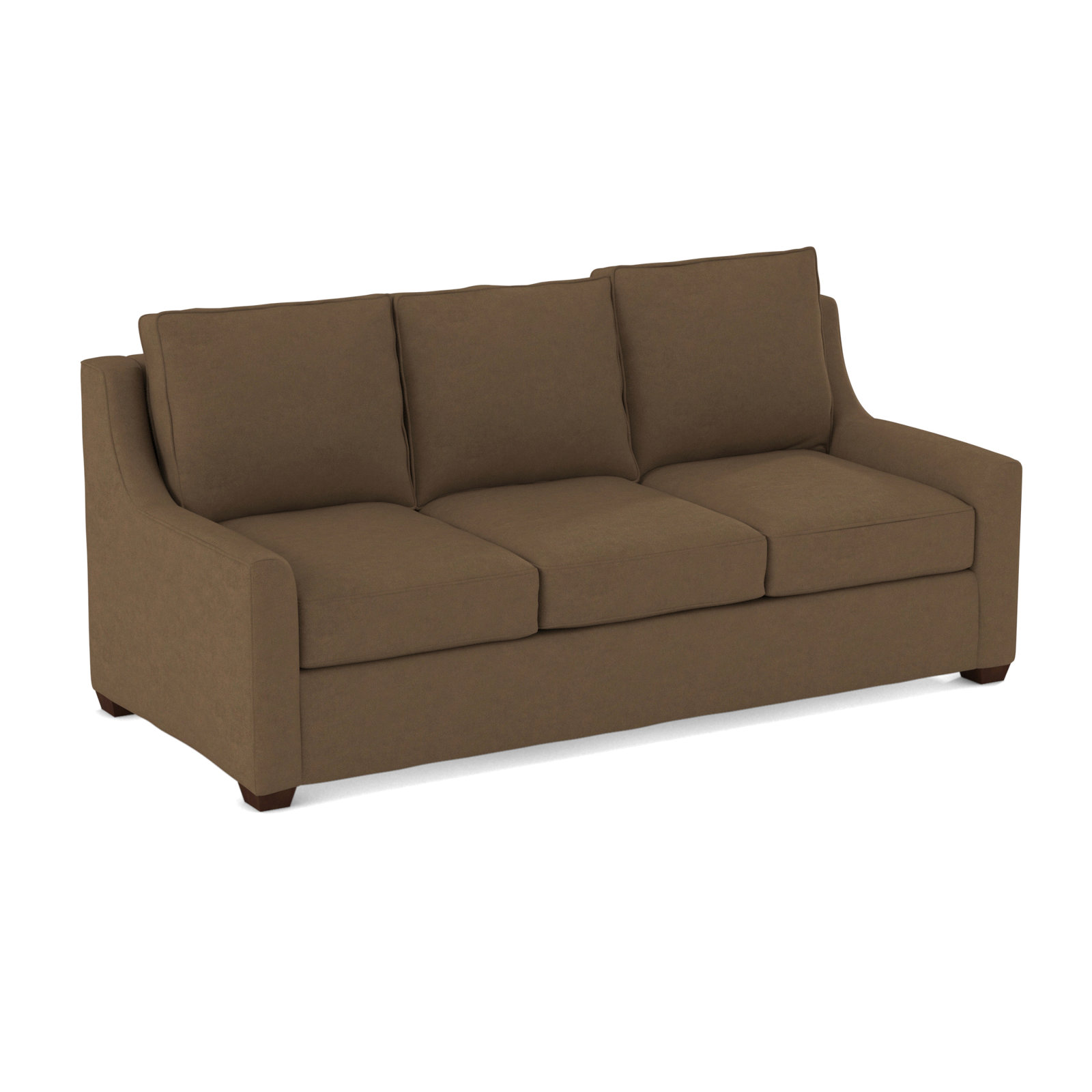 Gemi 80'' Upholstered Sofa, Bella Cocoa Performance Velvet