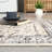 Oriental Machine Washable Rug with Rubber Backing for Living Room Vintage Non-Slip Dining Room Rug Easy-Cleaning Floor Carpet for Bedroom-985198545