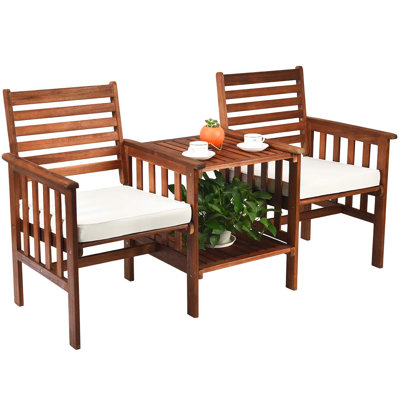 Gulzaar Solid Wood Acacia Outdoor Bench