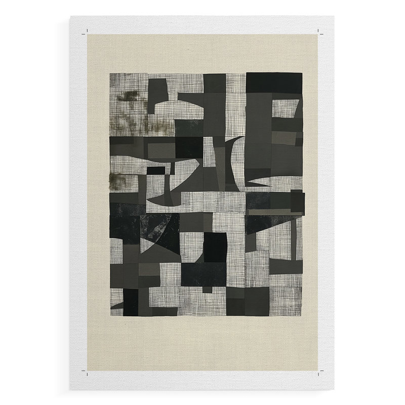 Série ABSTRACT DCCDXCI - Impression sur toile seulement - NON CADRE, H 12 po x l 8 po