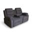 Binzel 2 Seater Linen Reclining Sofa