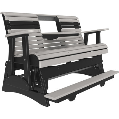 Banc d'extérieur coulissant en polywood