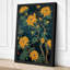 Golden Chrysanthemums Botanical - Wrapped Canvas-498376427-498376437