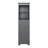 MagickWoods Elenis 14 W X 17 D X 49H Graphite Grey Linen Cabinet-1695454785