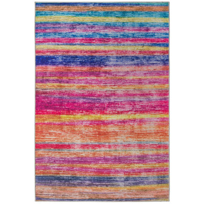 Ikhasa Chenille Abstract Indoor Rug
