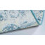Tapis abstrait beige / bleu clair / vert Seyler-19665067