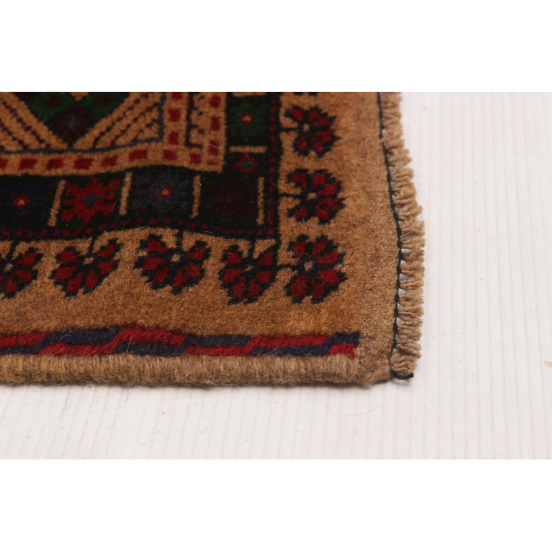 Tapis brun clair 6 pi 7 po x 9 pi 8 po Teimani