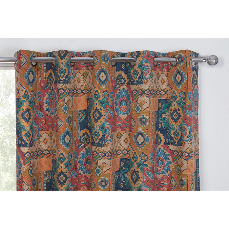 Charolett Semi Sheer Curtain, 168cm Width x 229cm Drop