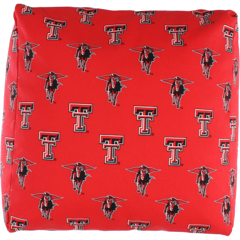Petit fauteuil à billes pour coussin à billes classique d’extérieur Texas Tech Kansas Jayhawks