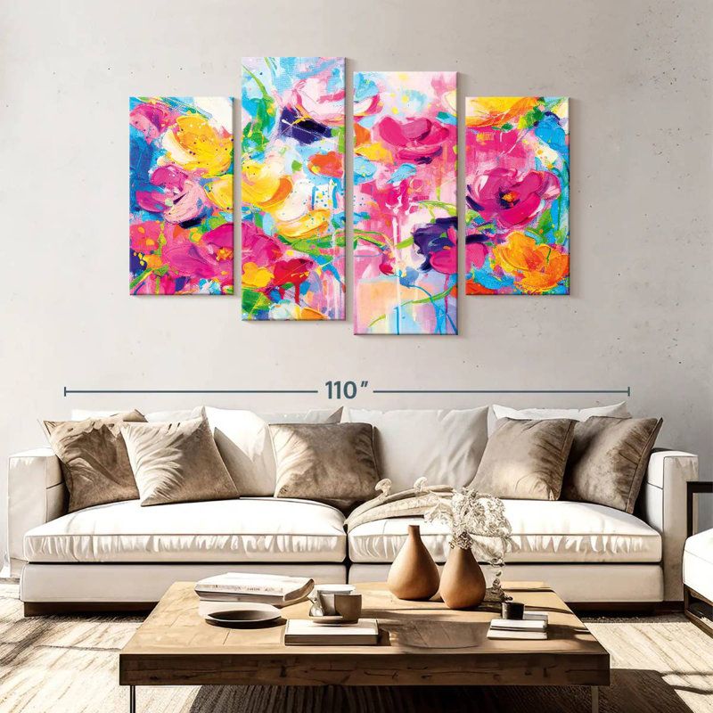 Avery Efflorescent Abstract, 54" H x 84" W