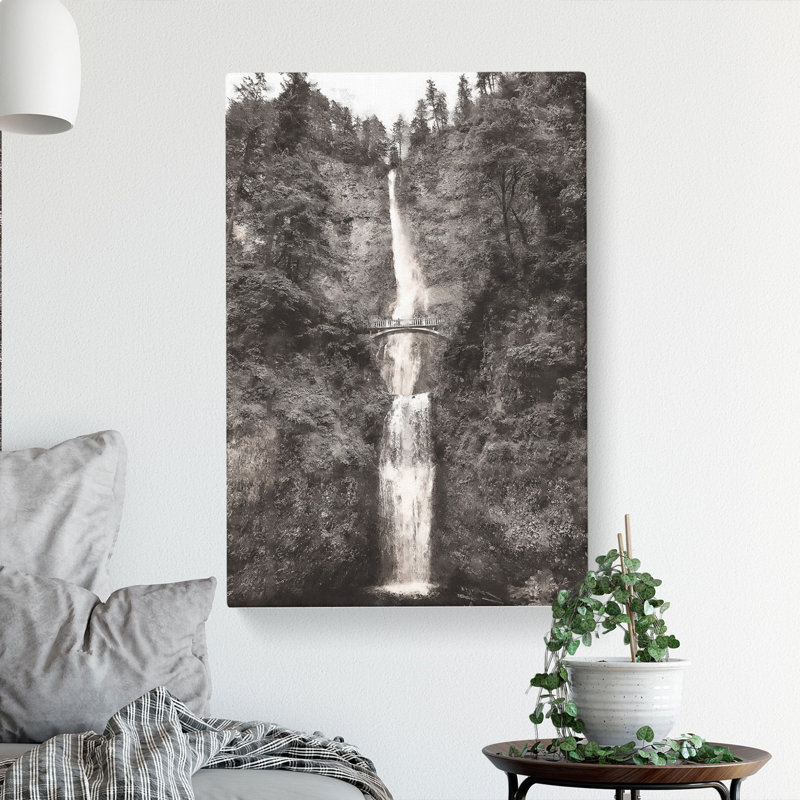 Multnomah Falls Waterfall Vol.1 - Wrapped Canvas, 76cm H x 50cm W x 3cm D