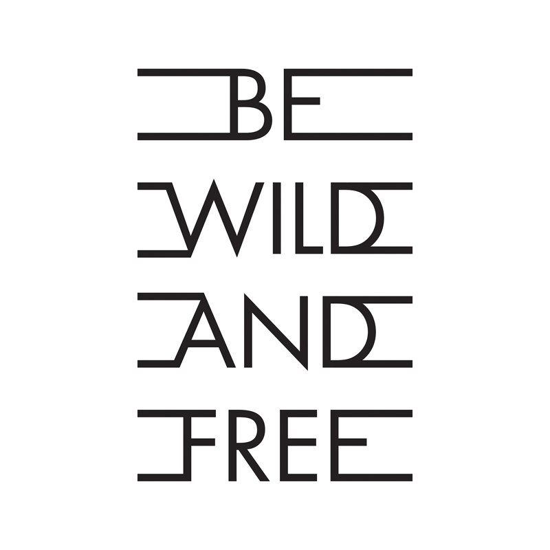 Be Wild & Free by Honeymoon Hotel - Wrapped Canvas Print, 152.5 cm H x 101.5 cm W