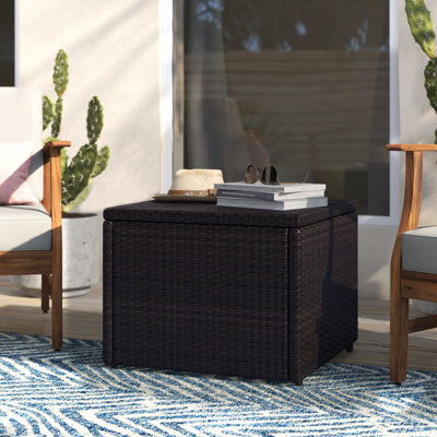 Alante Square Wicker Outdoor Coffee Table , 23'' in. W 23'' in. D