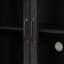 Armoire de rangement 58 "à portes en verre avec tablettes réglables-676360695