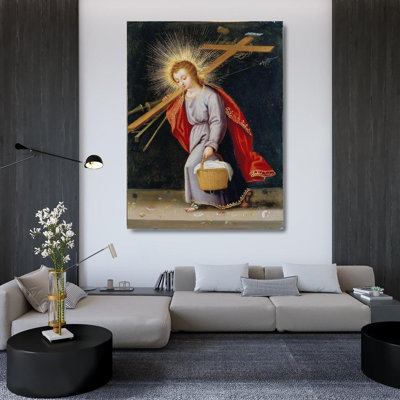Spanish School Gallery Wrapped Canvas Art: The Infant Christ Bearing the Instruments of the Passion