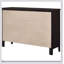 Commode élégante à 6 tiroirs à finition cappuccino, parfaite pour le rangement élégant et les espaces de vie organisés.