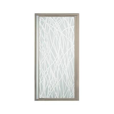 Vista Pivot II - W x 65.5'' H Pivot Door Framed Shower Door with