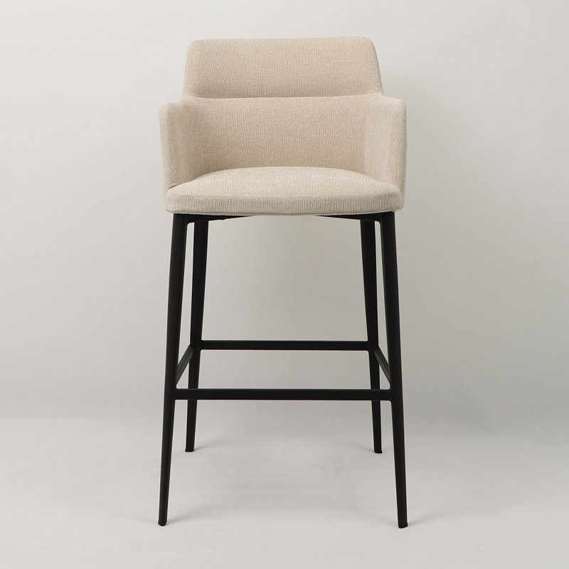 Tabouret de bar et de comptoir Jahnke Earle, Tabouret de bar (siège d'une hauteur de 29 po), Gruau grillé