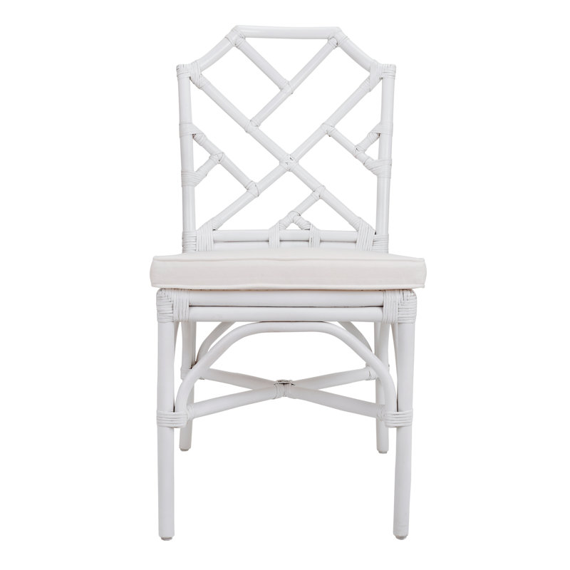 Athanasius 21'' H Upholstered Side Chair, White