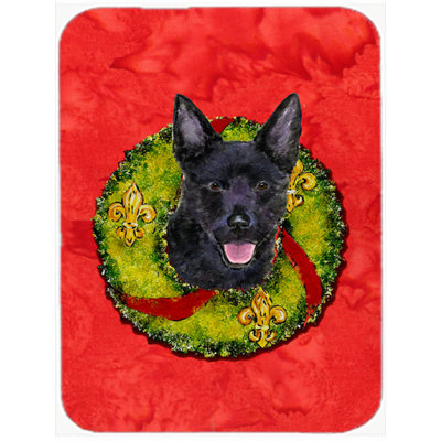 East Urban Home Australian Kelpie Glass Cutting Board