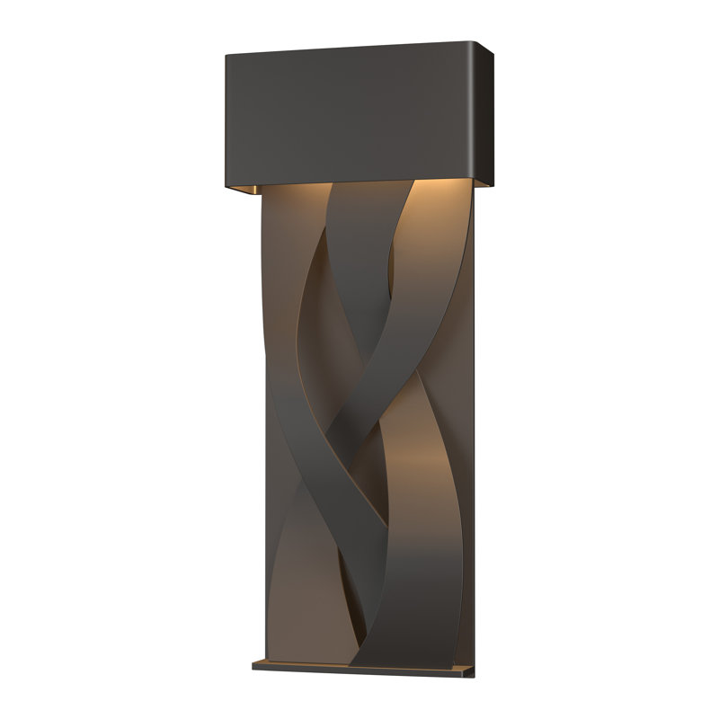 Tress Outdoor Flush Mount, 22.9" H x 9.5" W x 3.7" D, Coastal Oil Rubbed Bronze