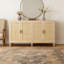 Buffet 70 "en rotin avec rangement-37932248