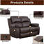 Causeuse inclinable en similicuir 56 po