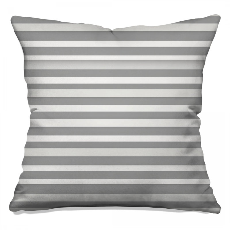 Stripes Throw Pillow, Pattern Double Sided Pillows, 16 x 16 inches