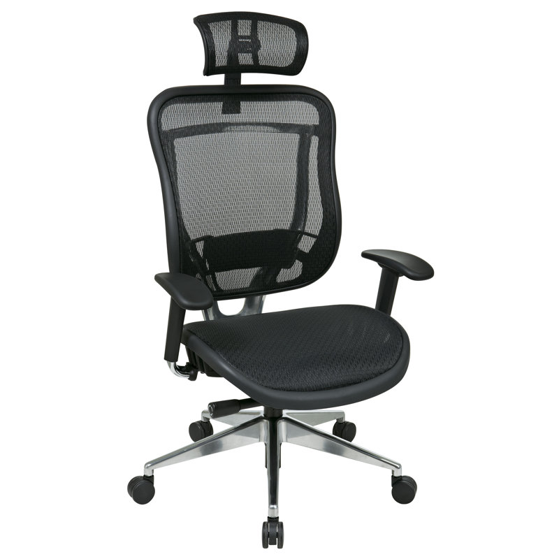 SPACE Polyester Blend Task Chair, Adjustable Arms, Matrex