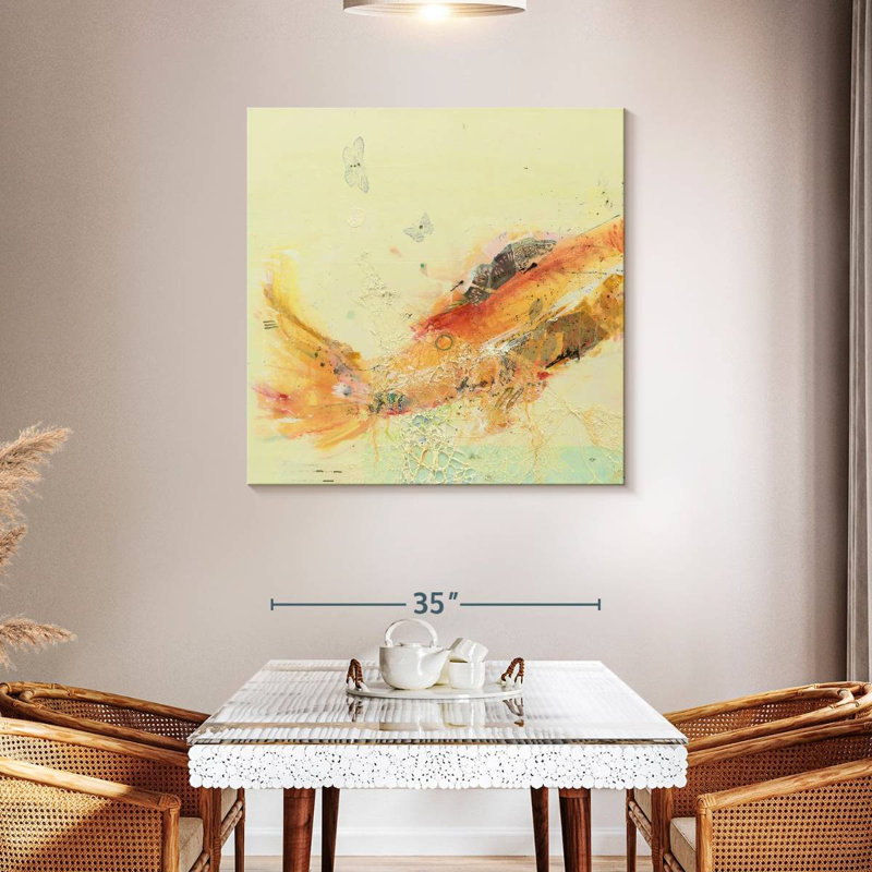 Crowle Fish In The Sea I, 39" H x 39" W
