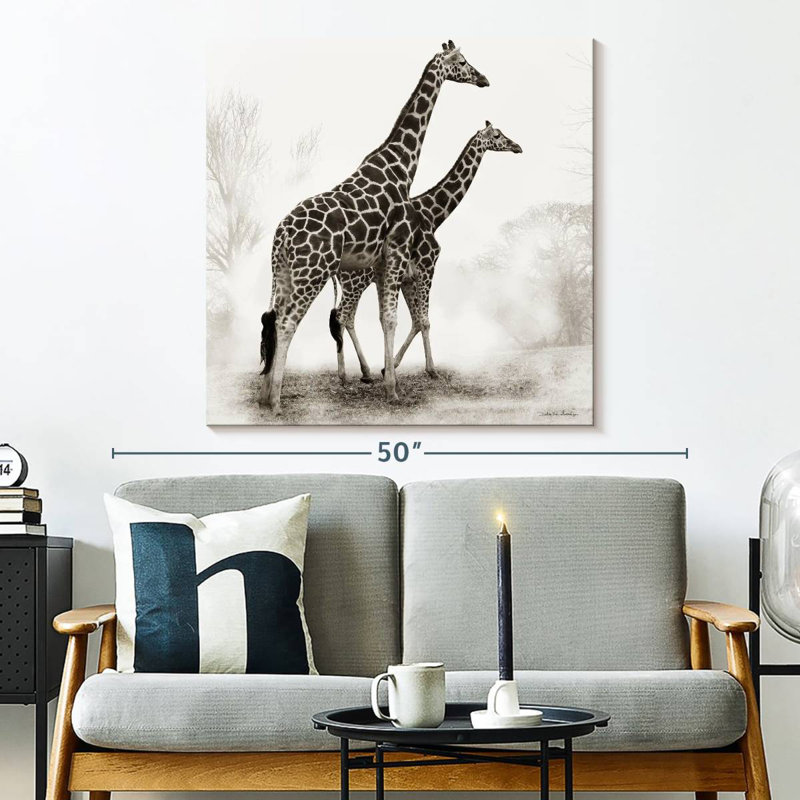 Brampt Wandering Giraffe, 33" H x 33" W