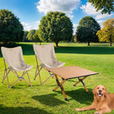 Careena Square Aluminum Outdoor Folding Picnic Table