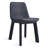 Neat 18'' H Genuine Leather Upholstered Metal Side Chair-94577237