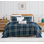 Ensemble de courtepointe en microfibre à motif écossais Vilano par Southshore Fine Linens