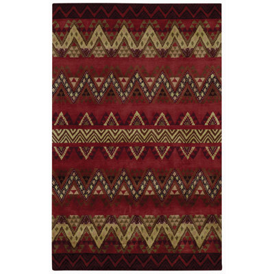 Torland Performance Hand Tufted Wool Southwestern Indoor Rug