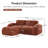 Modular Velvet Sofas, Ergonomic Design, Multifunctional For Home