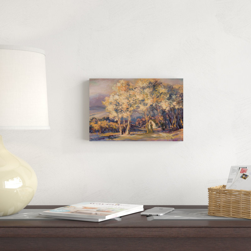«Nature's Morning II», peinture sur toile, H 8 po x l 12 po