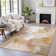Machine Washable Indoor/Outdoor Xhevrie Mauve Rug