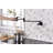 Euro Collection 4gpm Wall Mount Contemporary Kitchen Pot Filler Faucet - Matte Black-52012504