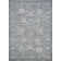 Ania Oriental Floral Slate Grey Performance Area Rug