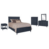 Naples Standard 5 Piece Bedroom Set