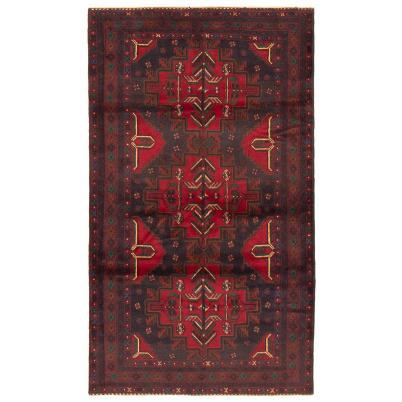 Tapis bleu marine foncé 3 pi 5 po x 6 pi 3 po Lynnisha