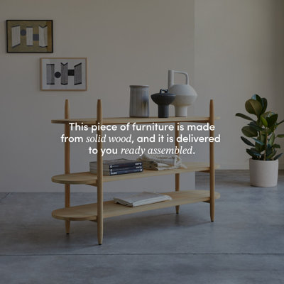 Poline 55.12'' Solid Wood Console Table