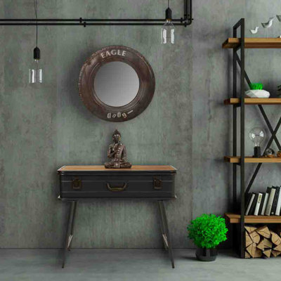 Freudenburg 80cm Solid Wood Top Console Table