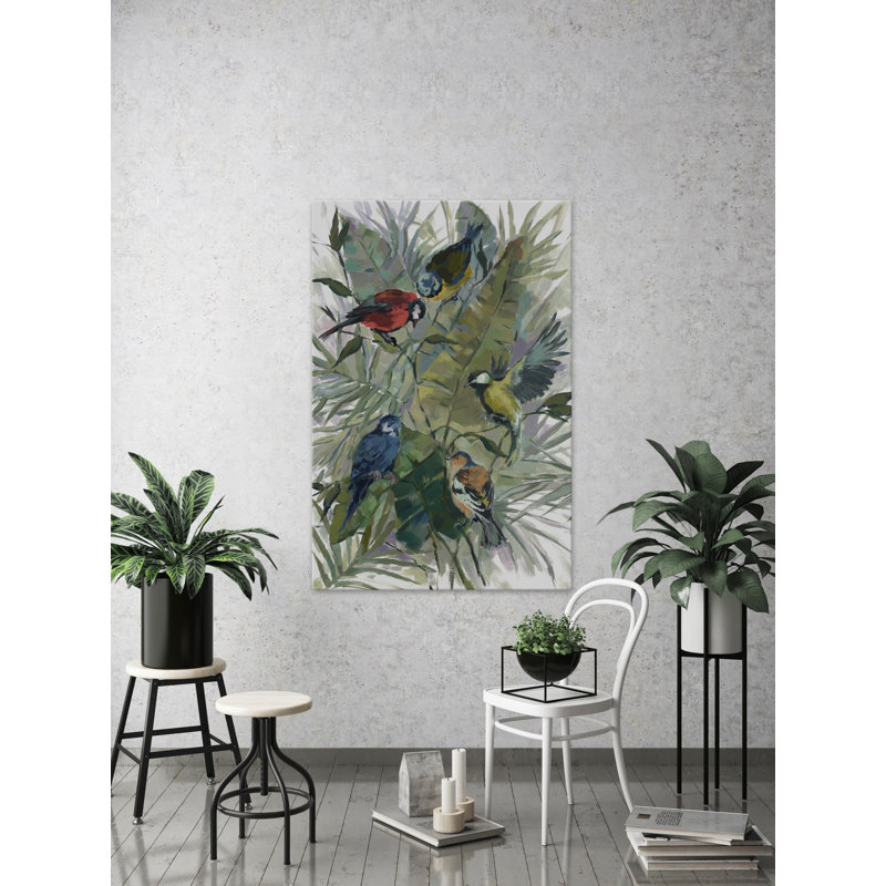 «Morning Birds II», reproduction sur toile, H 12 po x l 8 po