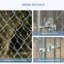 Large Dog Kennel Outside, Heavy Duty Dog Cage, Outdoor Fence Run with Galvanized Chain Link, Secure Lock, for Large Breeds, Chickens, Ducks, 15' x 15' x 6