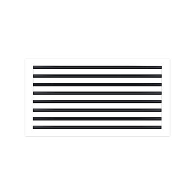 BUILDMART - 30x16 Modern AC Vent Cover - Standard Linear Slot Diffuser - Register Grille / Size: 2" H x 16" W x 30" L