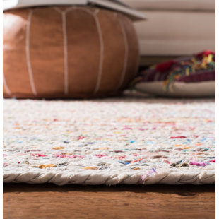 Hurst Hand Woven Abstract Cotton Area Rug