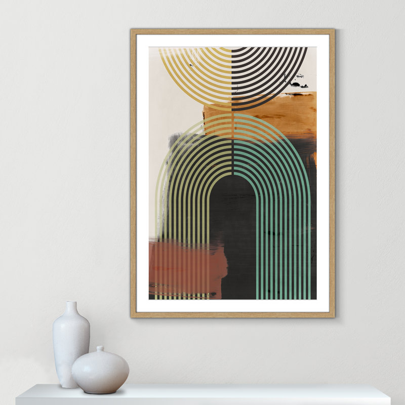 «Bolded I Print» par Isabelle Z, L 29,5 po x H 41,5 po, Matted Print, Natural