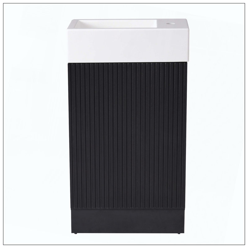 Tablette de meuble-lavabo à deux niveaux pour salle de bain